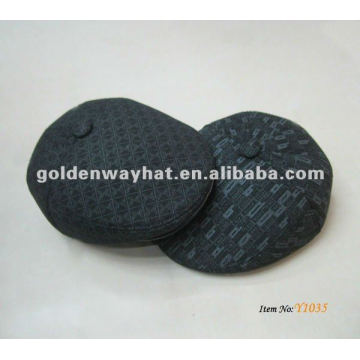 Checked worsted peaked hats wholesale